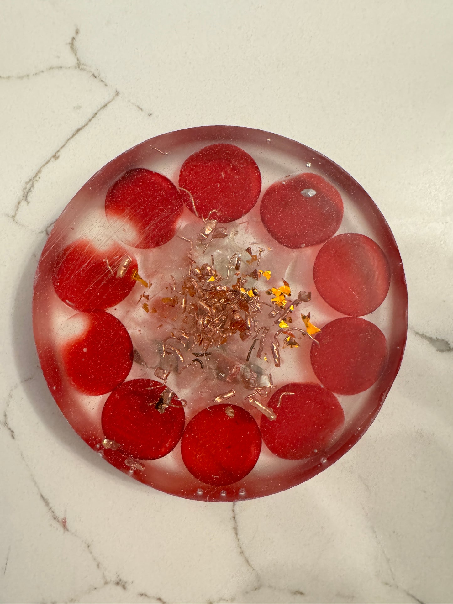 Orgonite Yoga Love Coaster