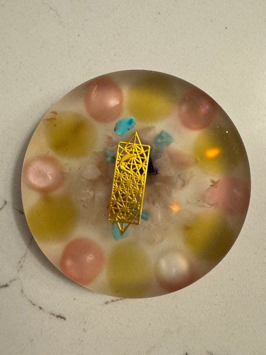 Orgonite Peace and Clarity Coaster