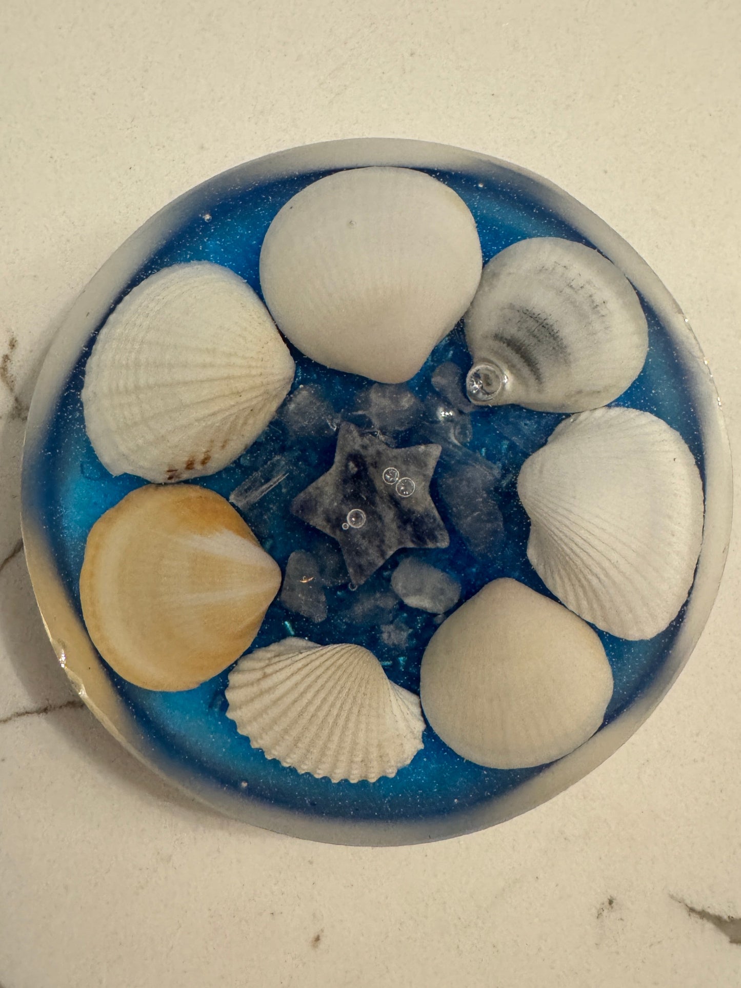 Orgonite Shells and Star Coaster