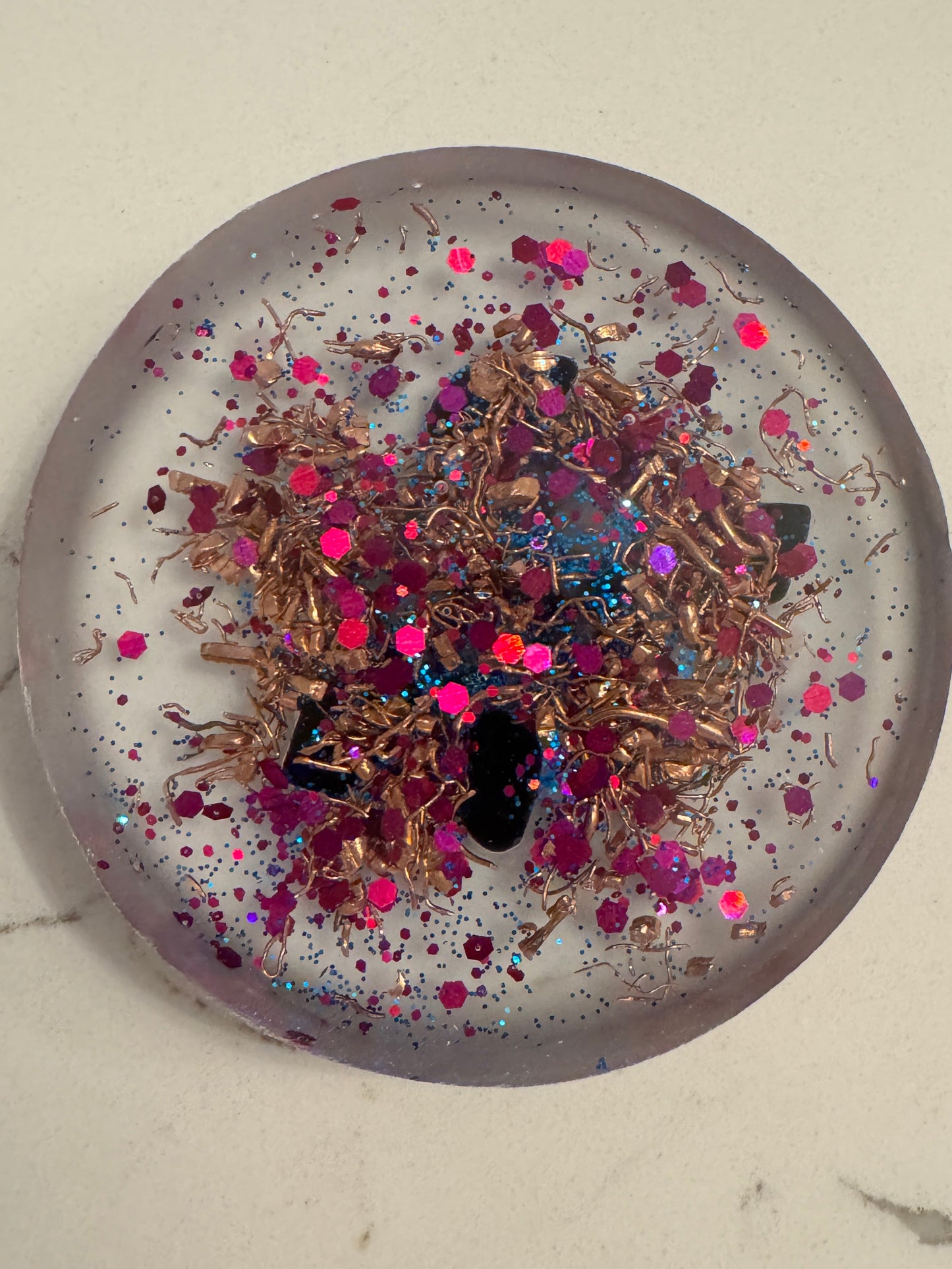 Orgonite Protective Crown Chakra Coaster