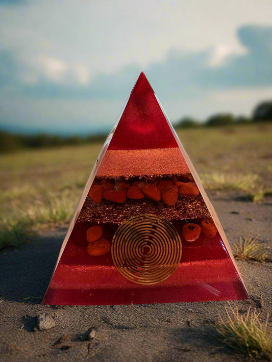 XL Root Chakra Grounding Pyramid
