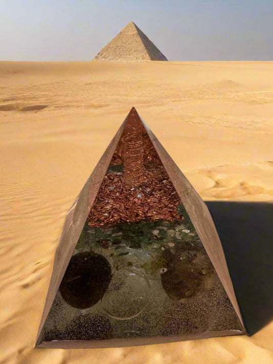 Large Orgonite Labradorite Transformation Pyramid